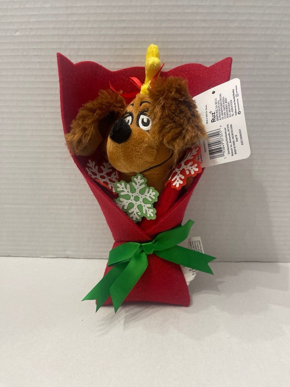 The Grinch Max Plush Bouquet 10” Tall  by Ruz New With Tag
